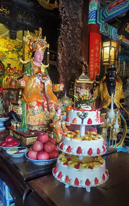 天津妈祖信众为娘娘诞辰1062周年庆生