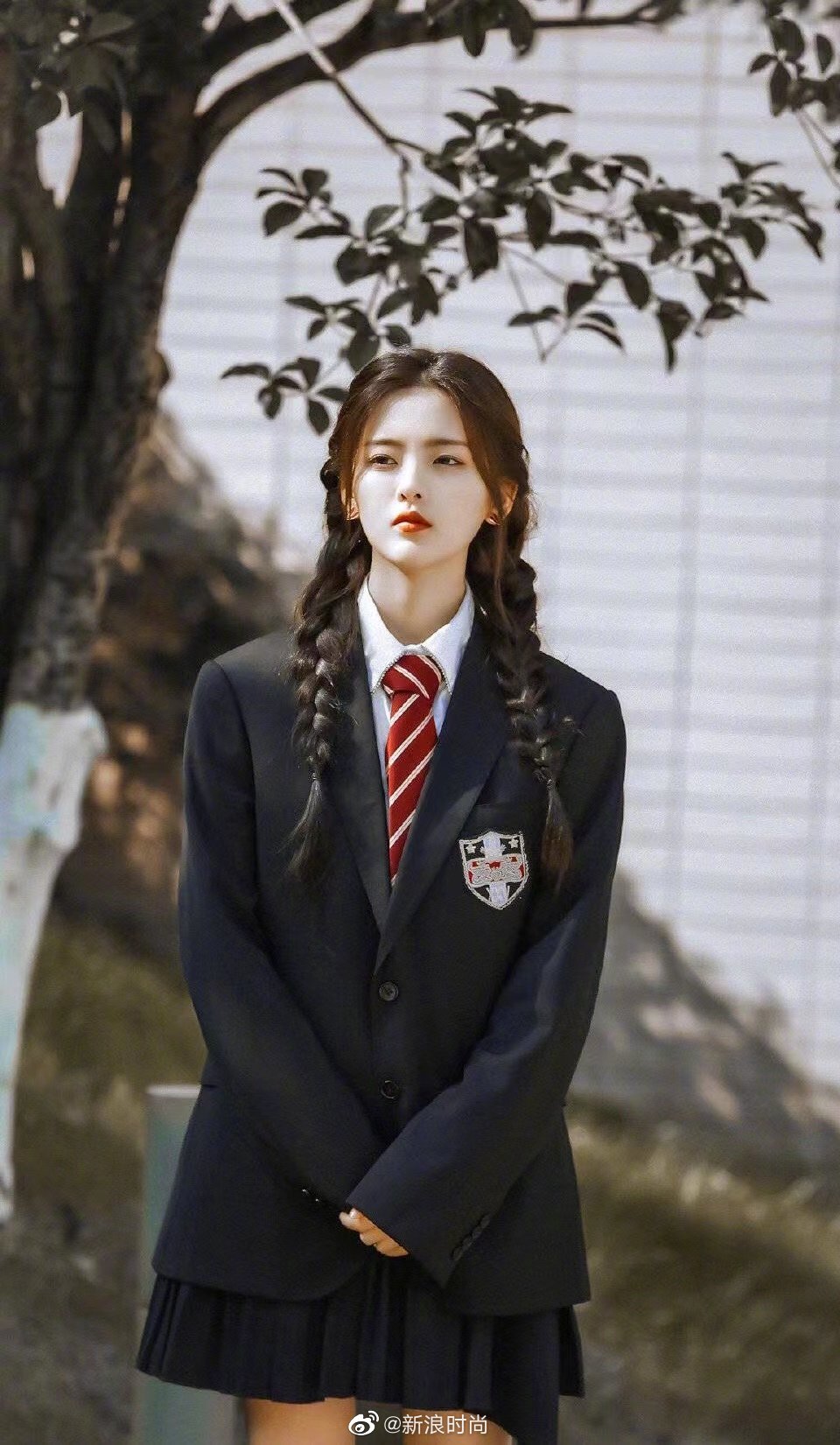 女明星麻花辫造型