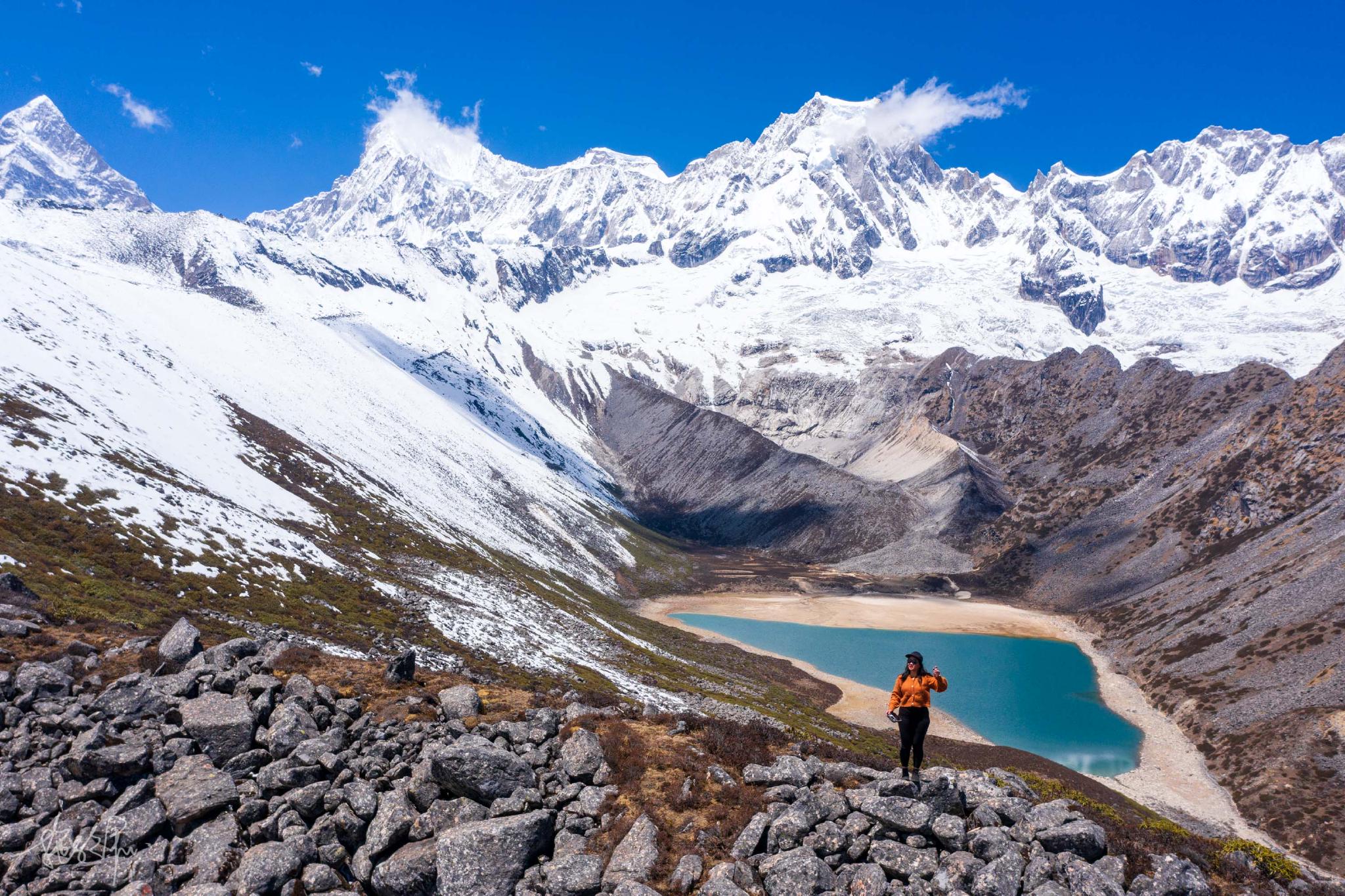 西藏白玛林措入门级的徒步路线却是亲近雪山的好选择