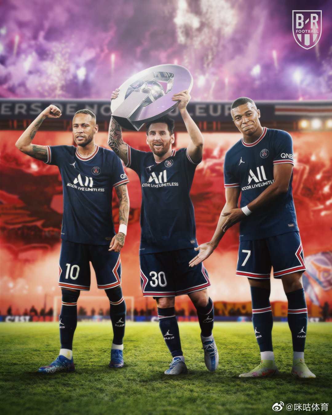 时隔1年重夺法甲冠军法甲第34轮巴黎主场对阵朗斯