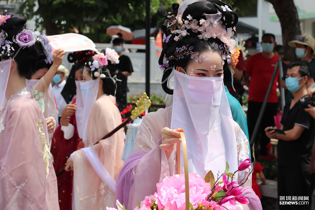 美出圈甘坑古镇花朝节再现古人祭祀花神场面