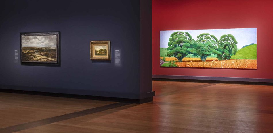 《蒂克森代尔附近的三棵树》与馆藏伦勃朗,约翰·康斯特布尔,梵高等人