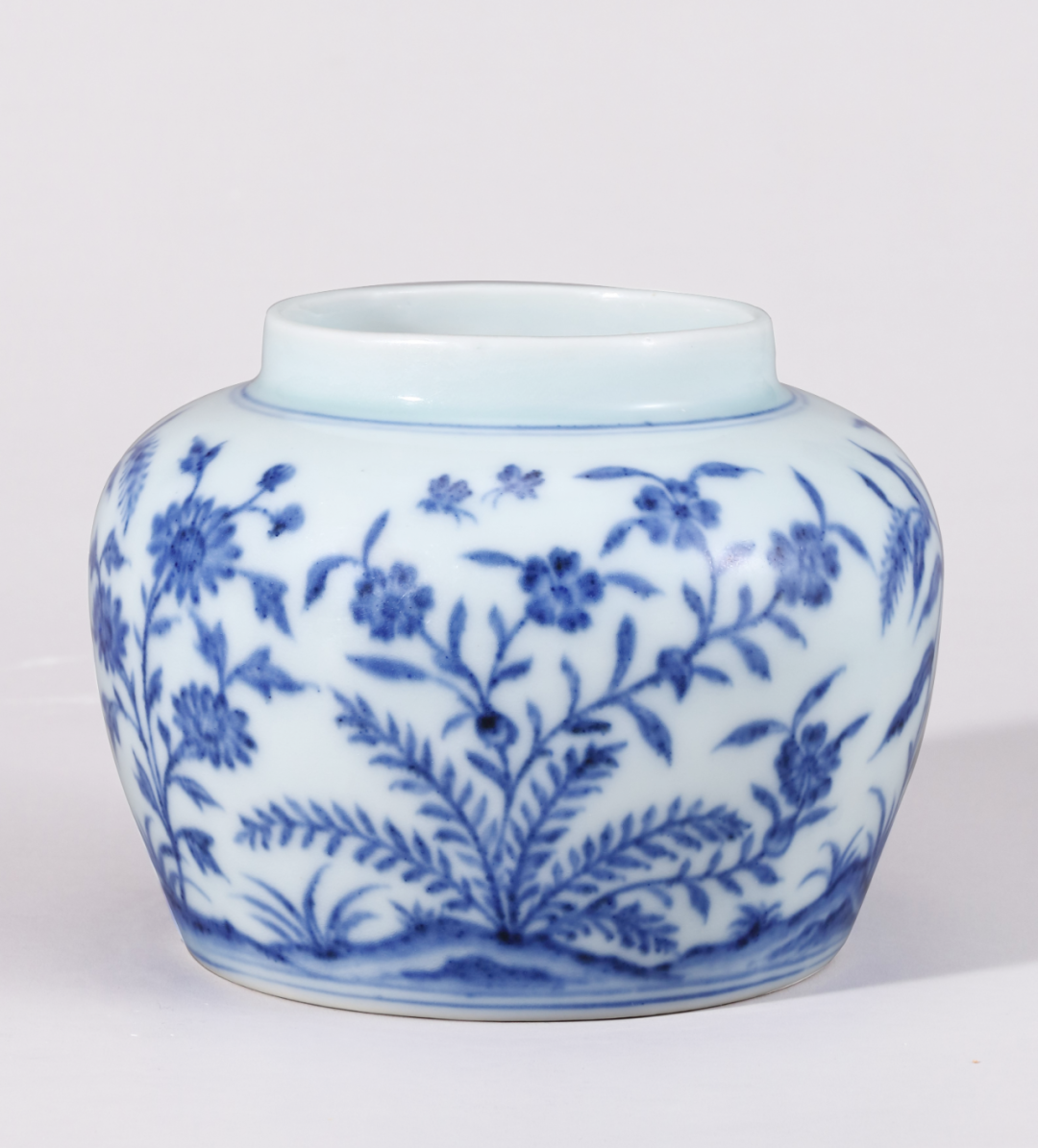 景德镇御窑博物馆藏从石子青,回青到浙料,珠明料弘治青花依然选用平等