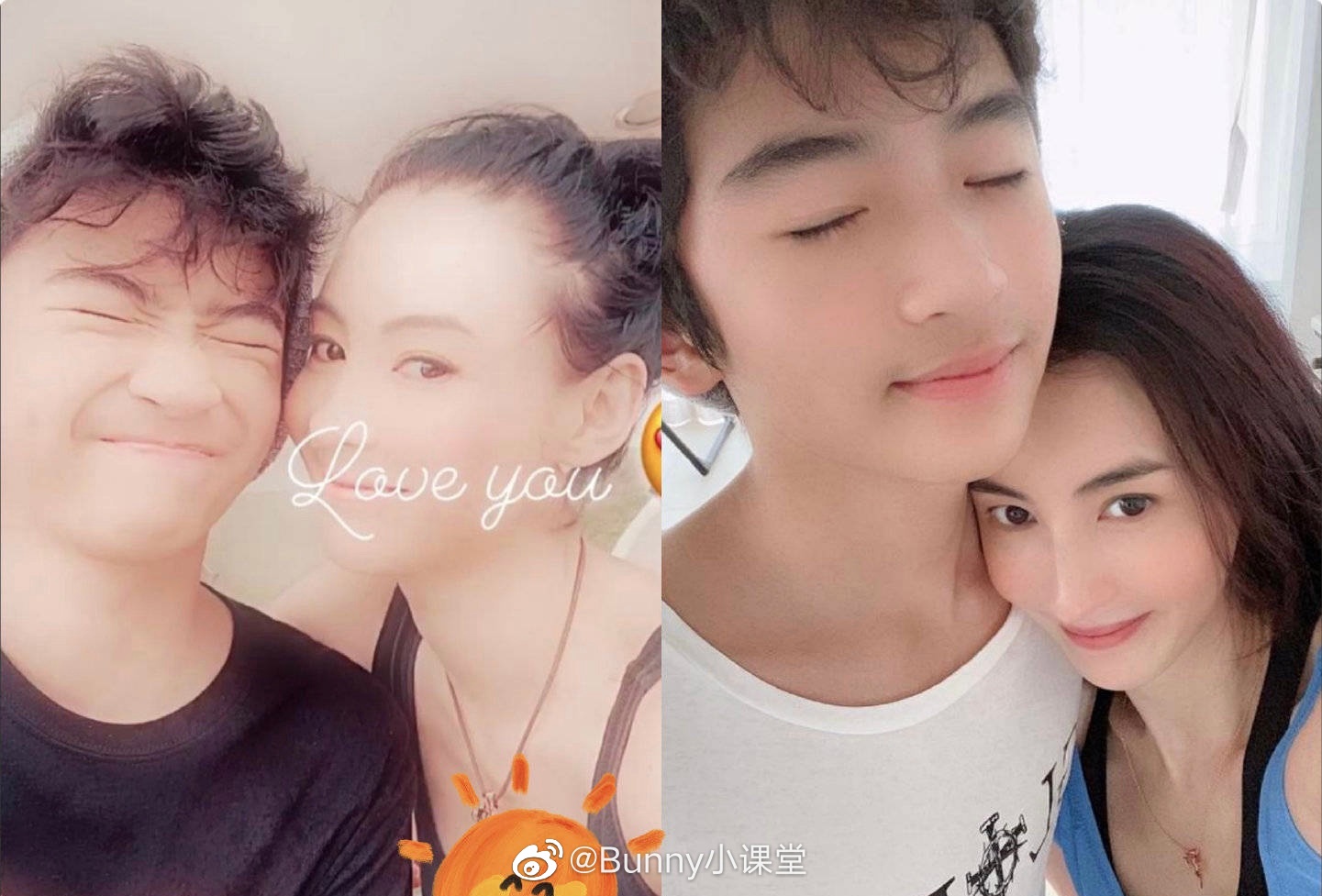 张柏芝谢霆锋儿子lucas近照长大了好多啊