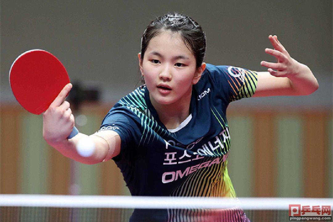 韩国乒乓球美少女冲进亚运会世锦赛目标是巴黎奥运会