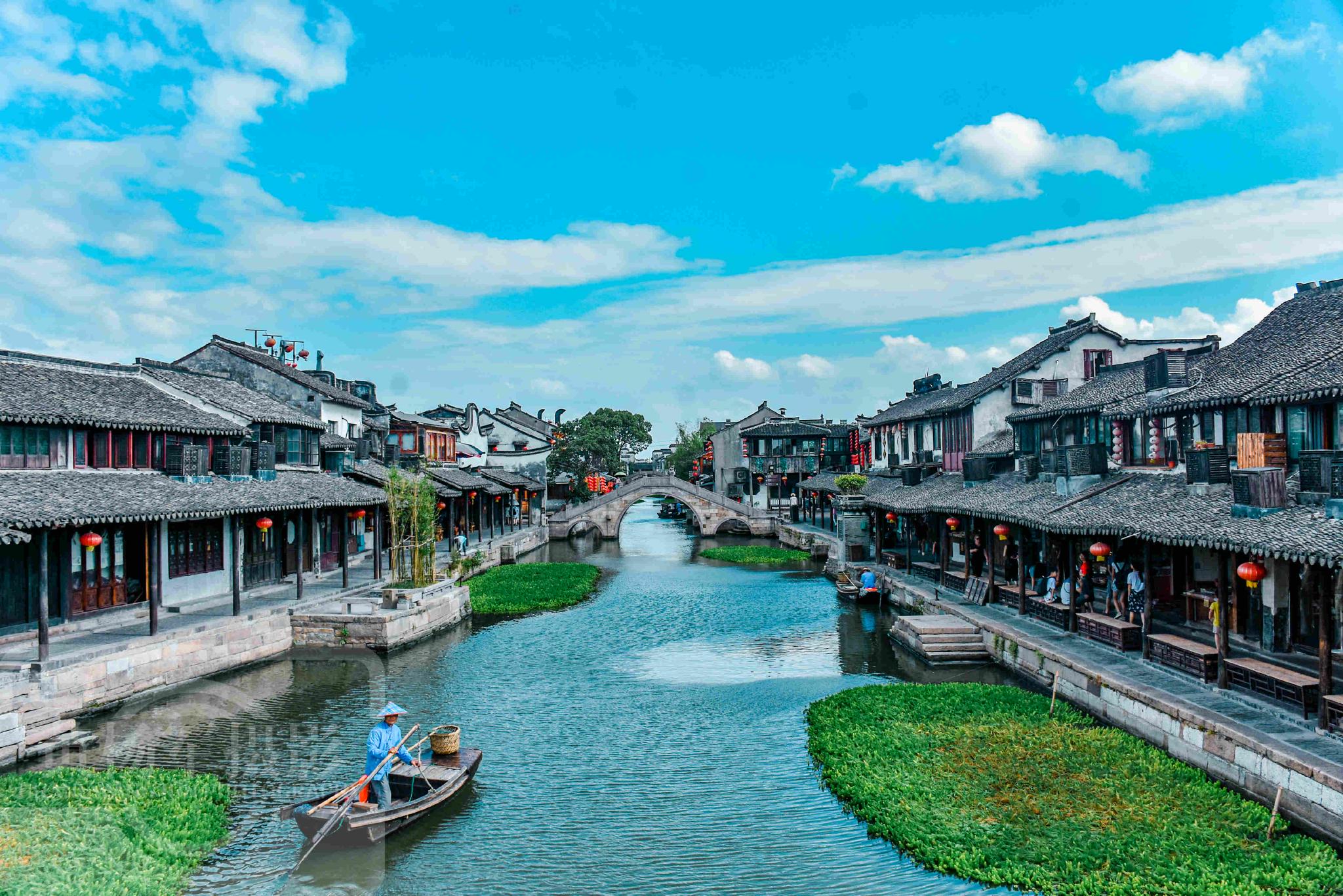 中国传统文化极浓的江南小镇地处江浙沪交界处河网纵横景如画