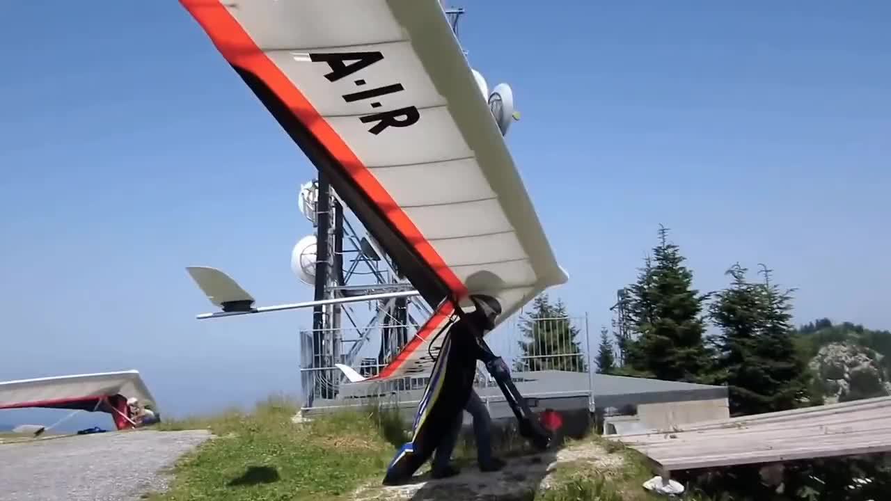 单人滑翔翼 极限运动