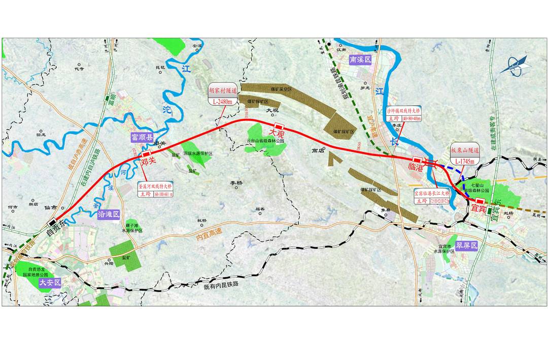 成自宜高铁首个站房正式开工建设全线预计2023年通车
