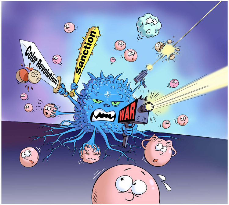 癌细胞卡通图图片