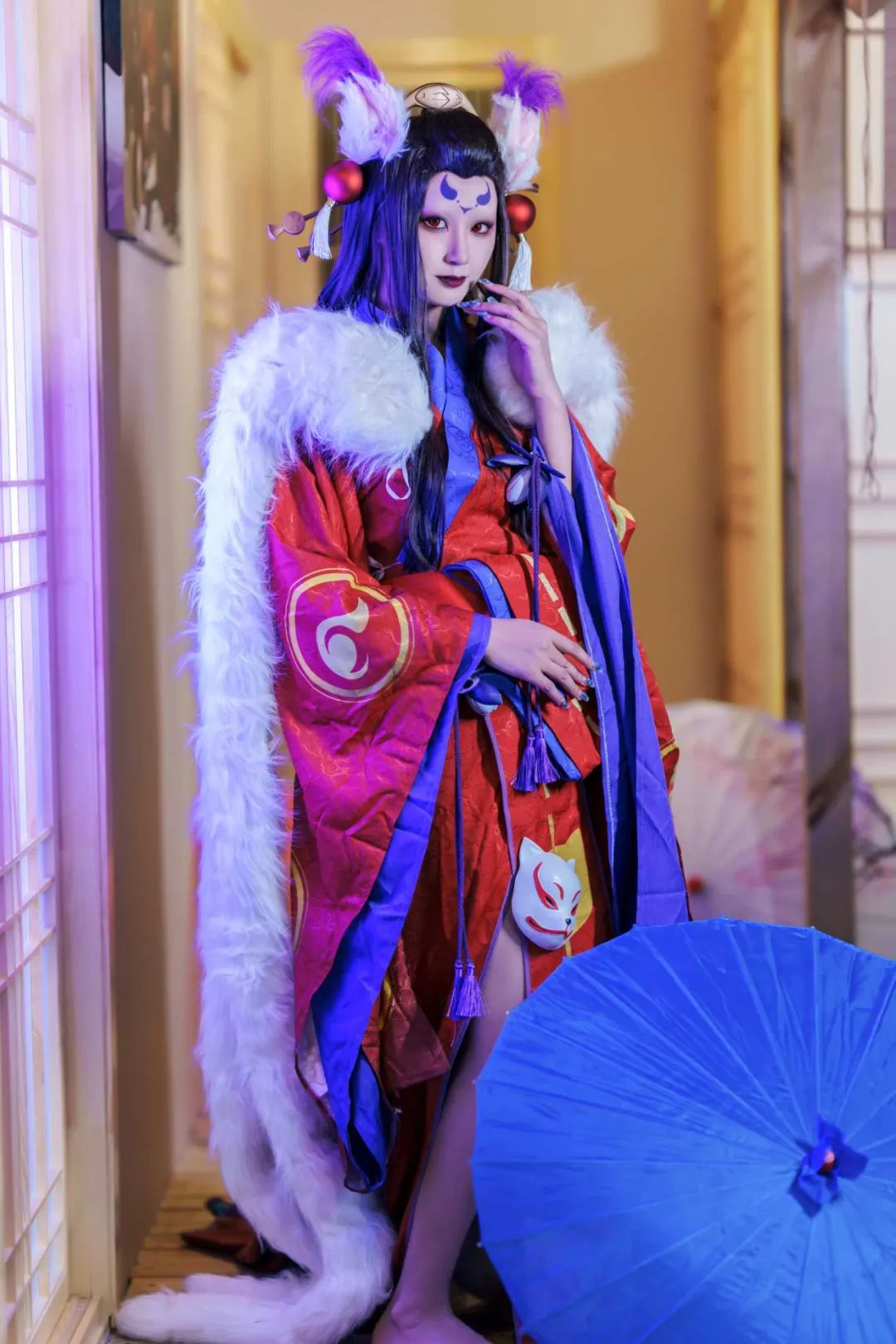 阴阳师烬天玉藻前cosplay