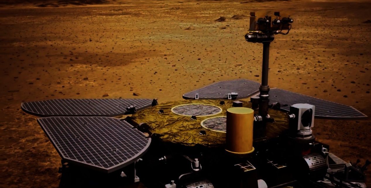 26亿公里外火星表面祝融号自带创新温室无惧极寒