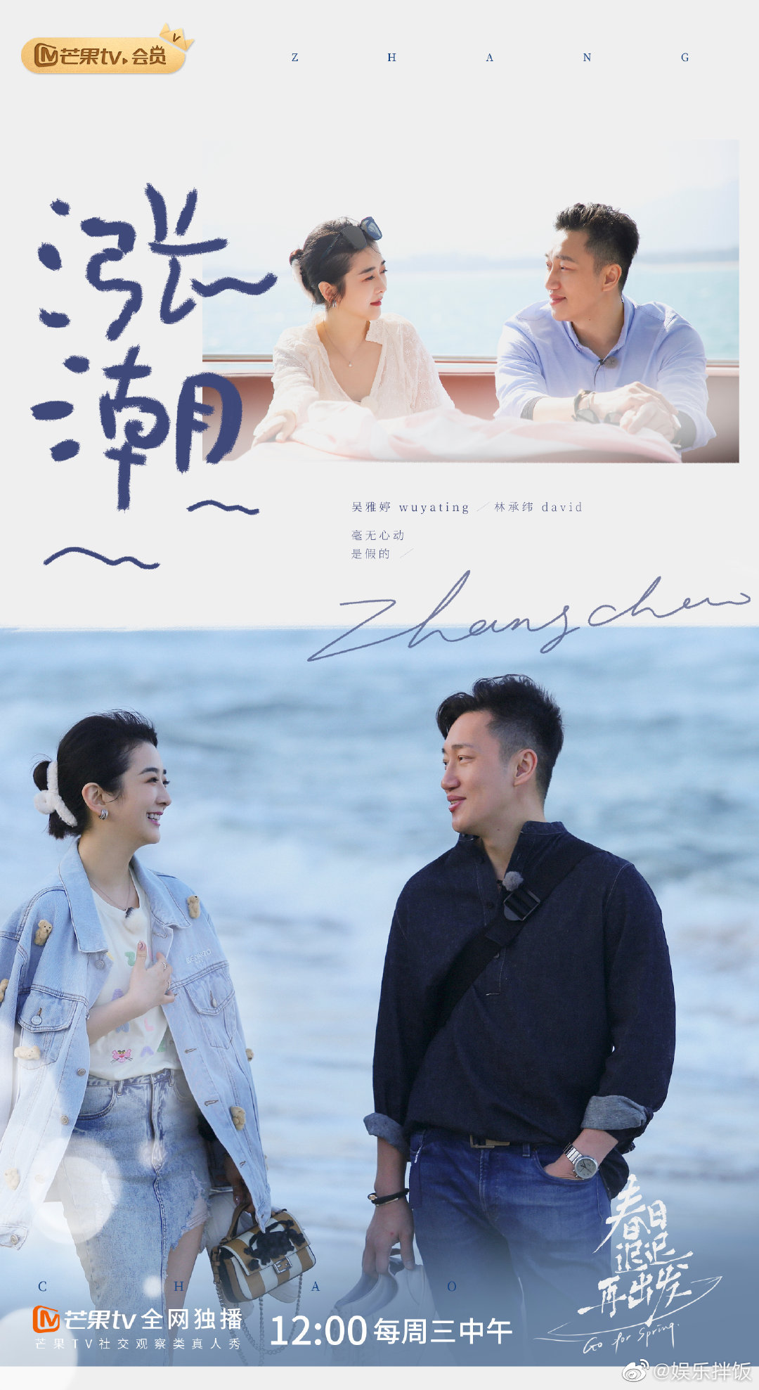 《春日迟迟再出发》david表白吴雅婷好甜|吴雅婷|春日