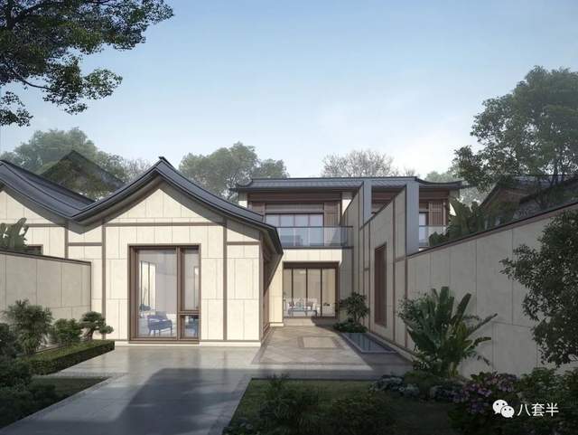府右十八号 中央别墅区天竺板块 新中式徽派建筑风格 合院和独栋