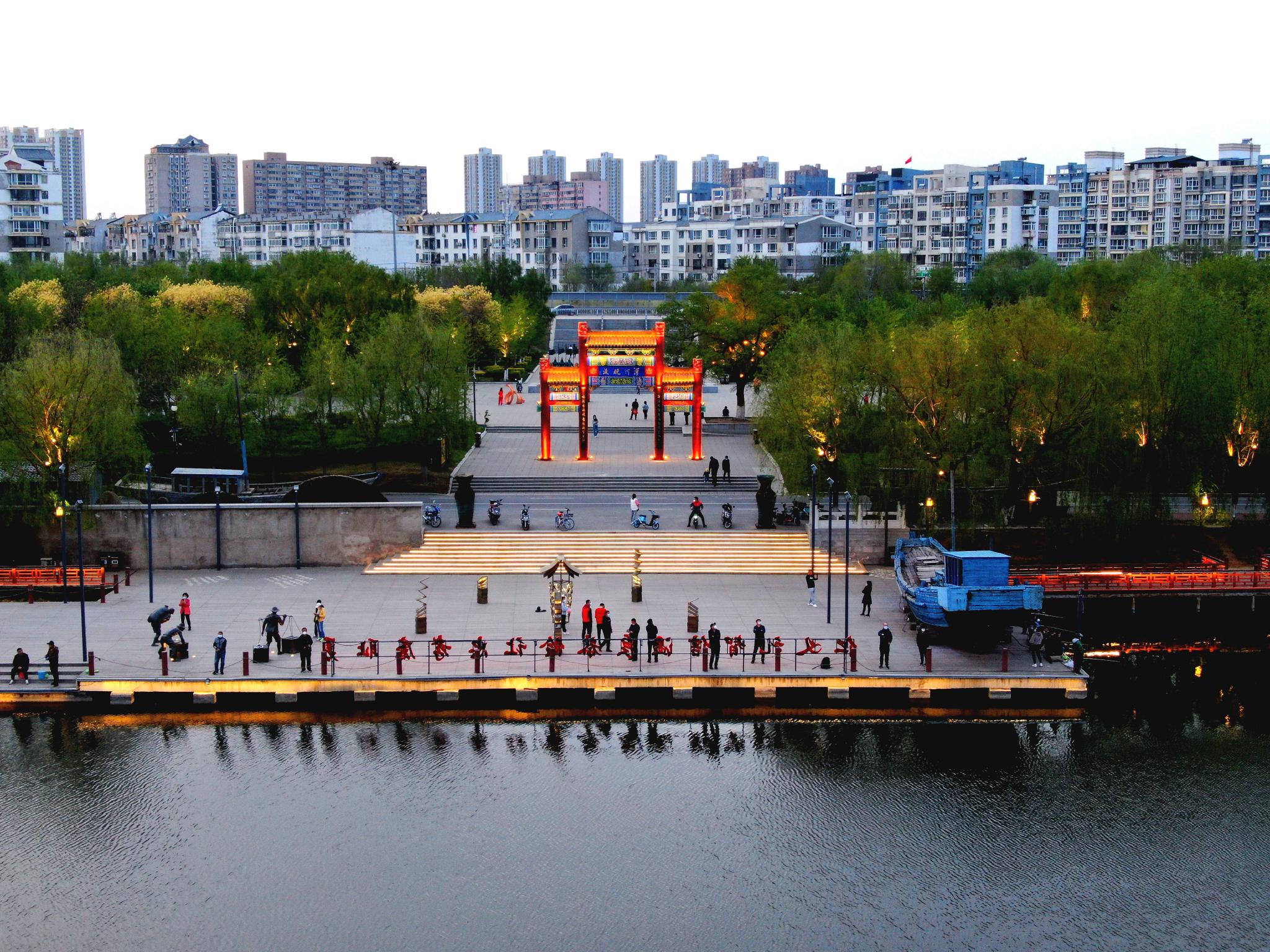 辽宁联合融媒体中心航拍辽宁盛京八景之浑河晚渡