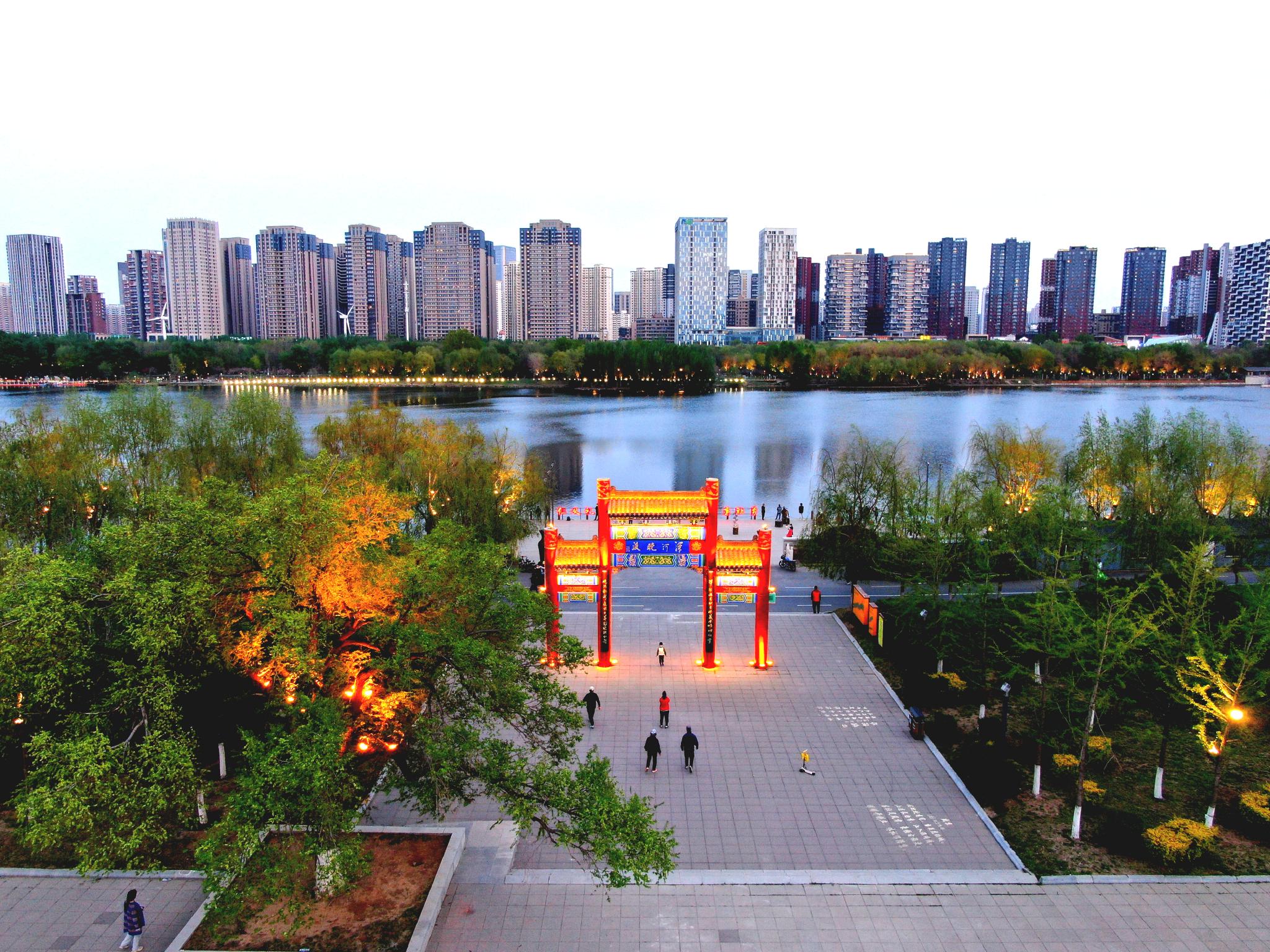 辽宁联合融媒体中心航拍辽宁盛京八景之浑河晚渡
