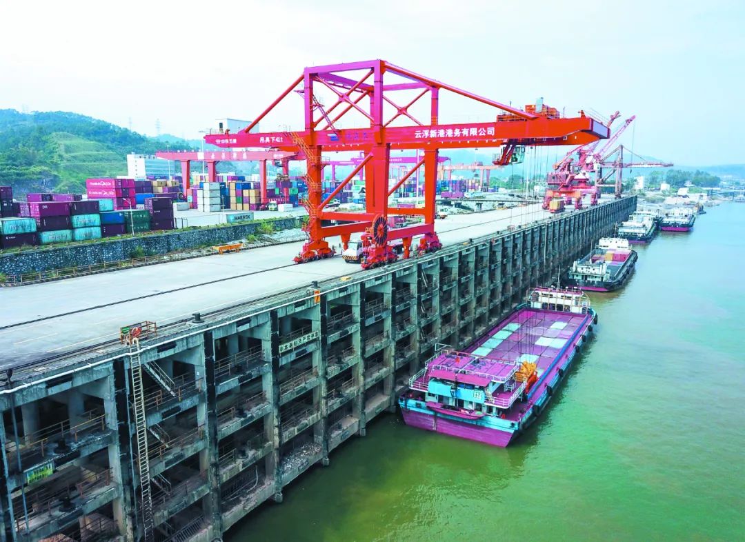 大湾区组合港再添新成员深圳蛇口云浮新港启动