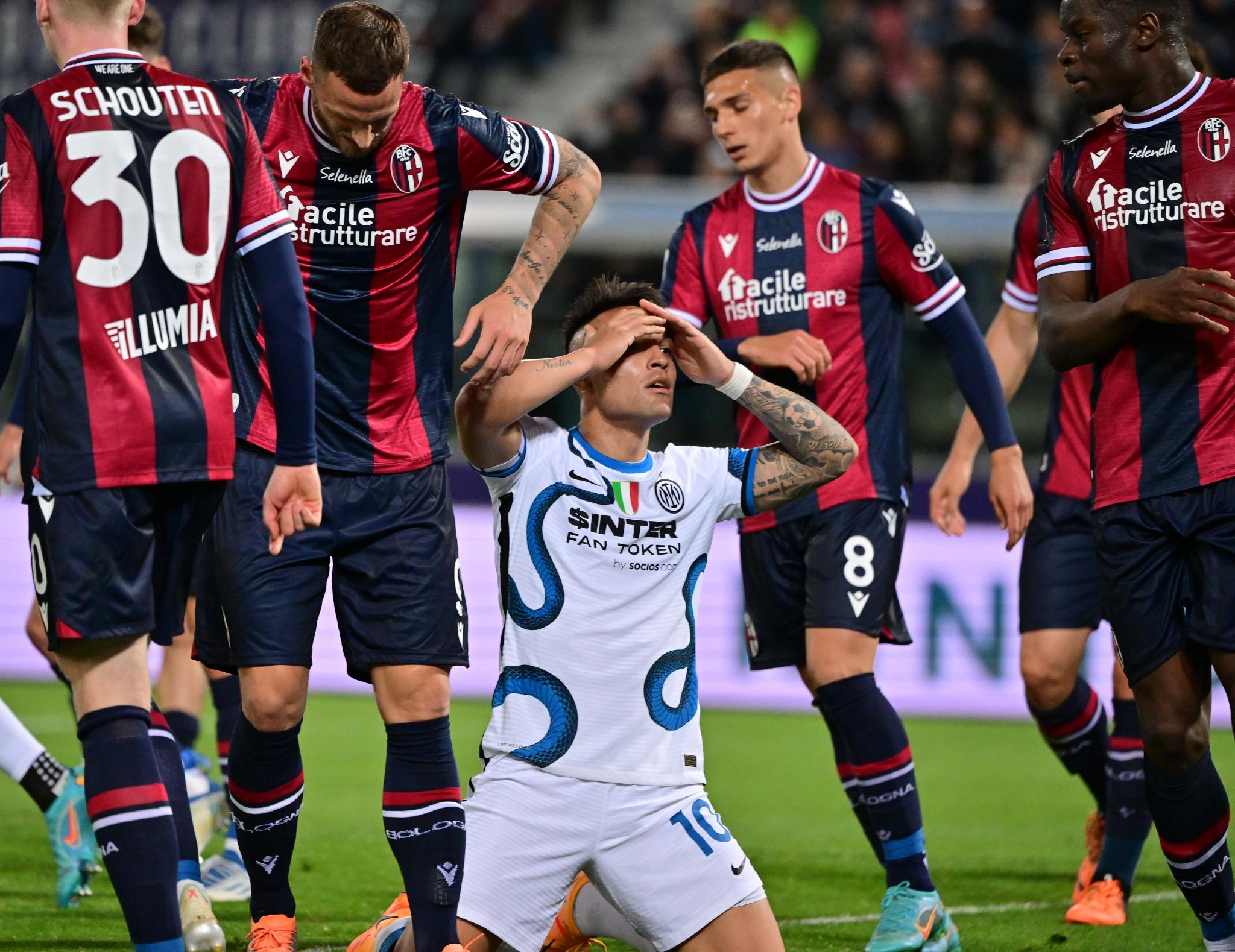 足球——意甲:国际米兰负于博洛尼亚