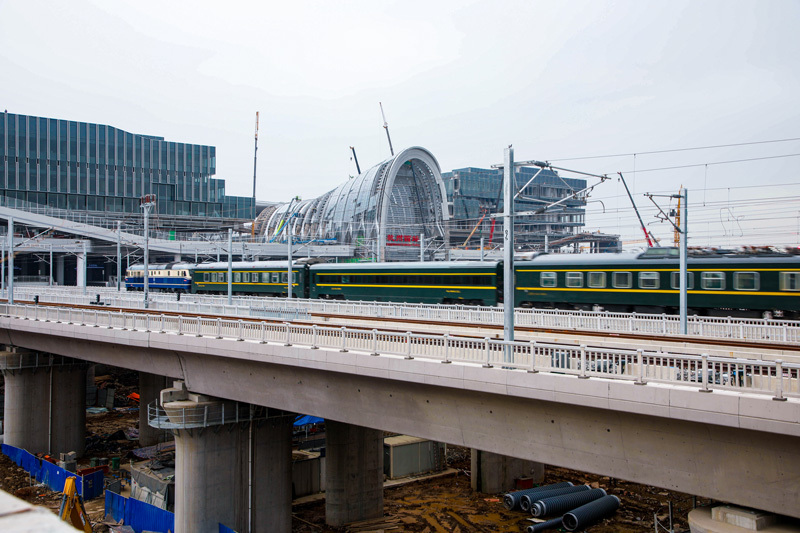 杭州西站正式进入联调联试阶段|杭州市|高铁|疫情_新浪新闻