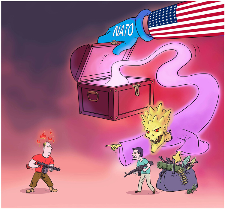 漫画作者:马宏亮(人民网版权图片,未经授权,请勿转载.