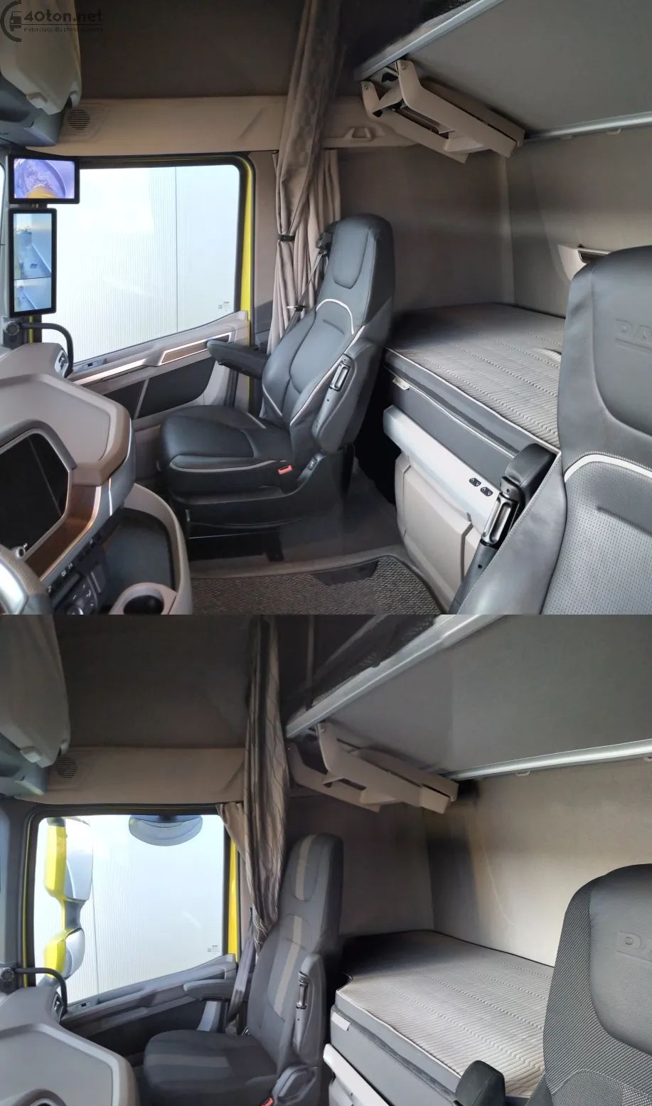 对比达夫xg与xf驾驶室加长30厘米后能变得多高级