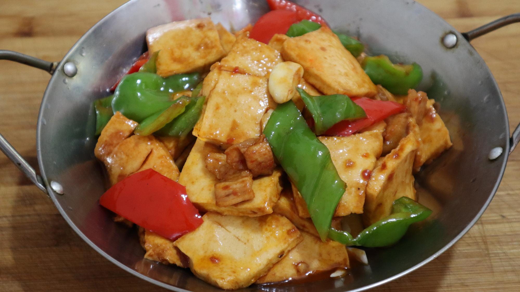 辣炒肉末千页豆腐