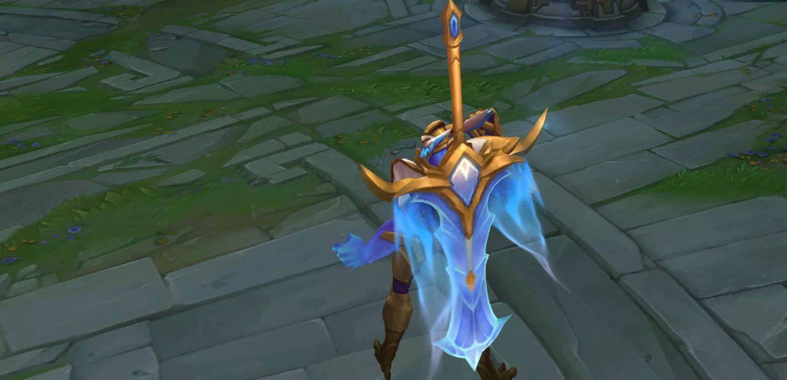 剑魔有一个仲裁圣骑皮肤,我不知道大家喜不喜欢这款皮肤,这个皮肤在没