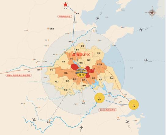 徐州地理位置地图图片
