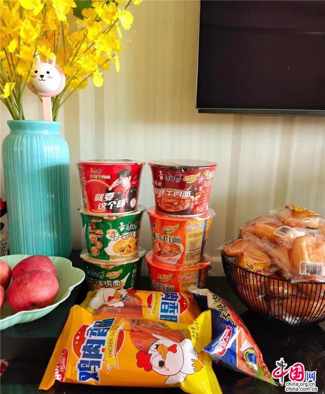 社区发放的物资 (图片由受访者提供)