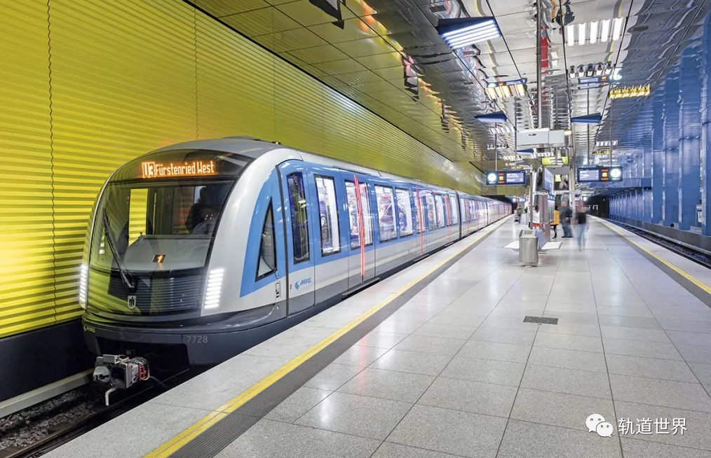 慕尼黑增购的西门子新c2型地铁列车开始交付