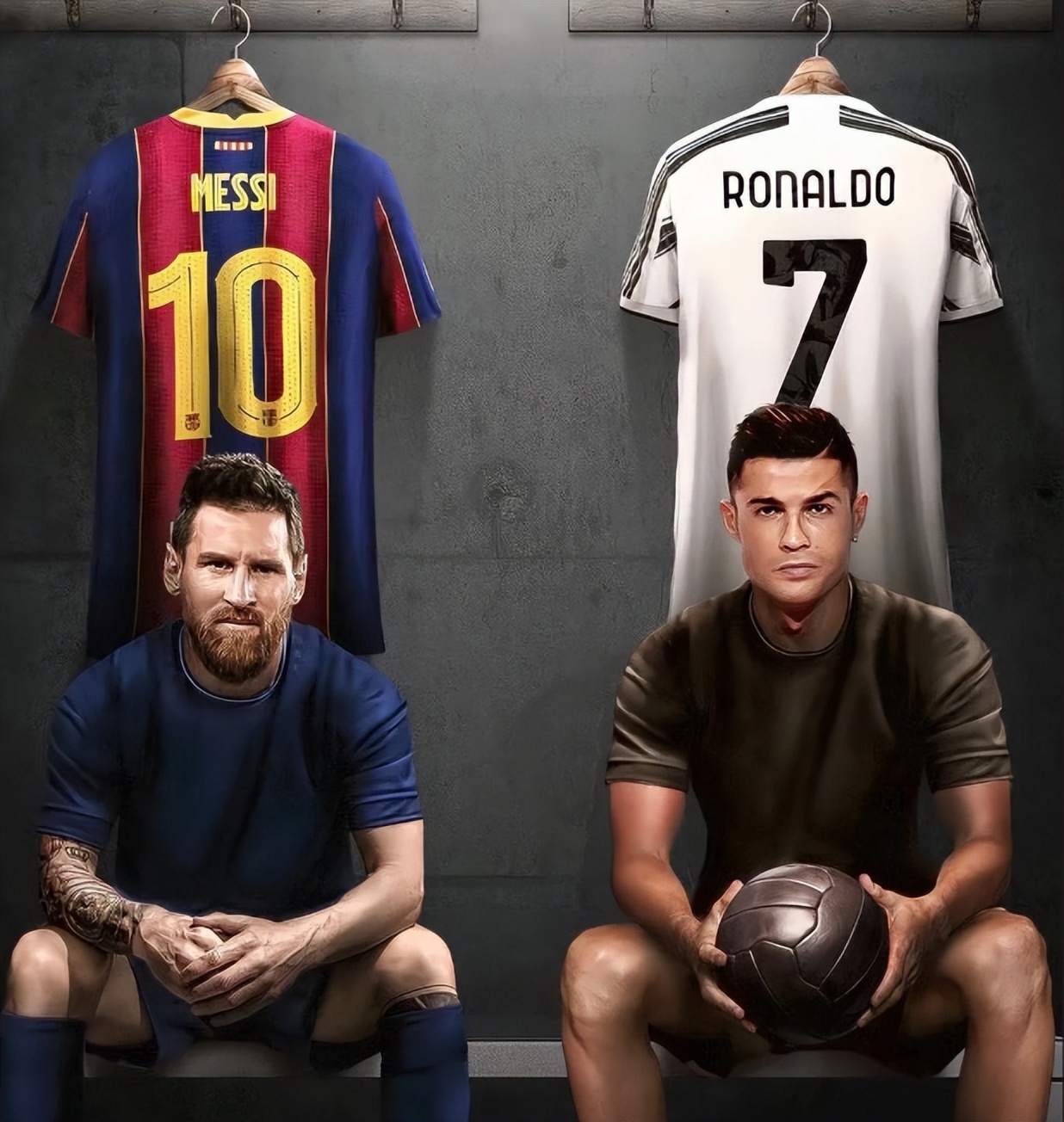 罗纳尔多梅西退役后不能进历史前10前二十稳得前十五有可能