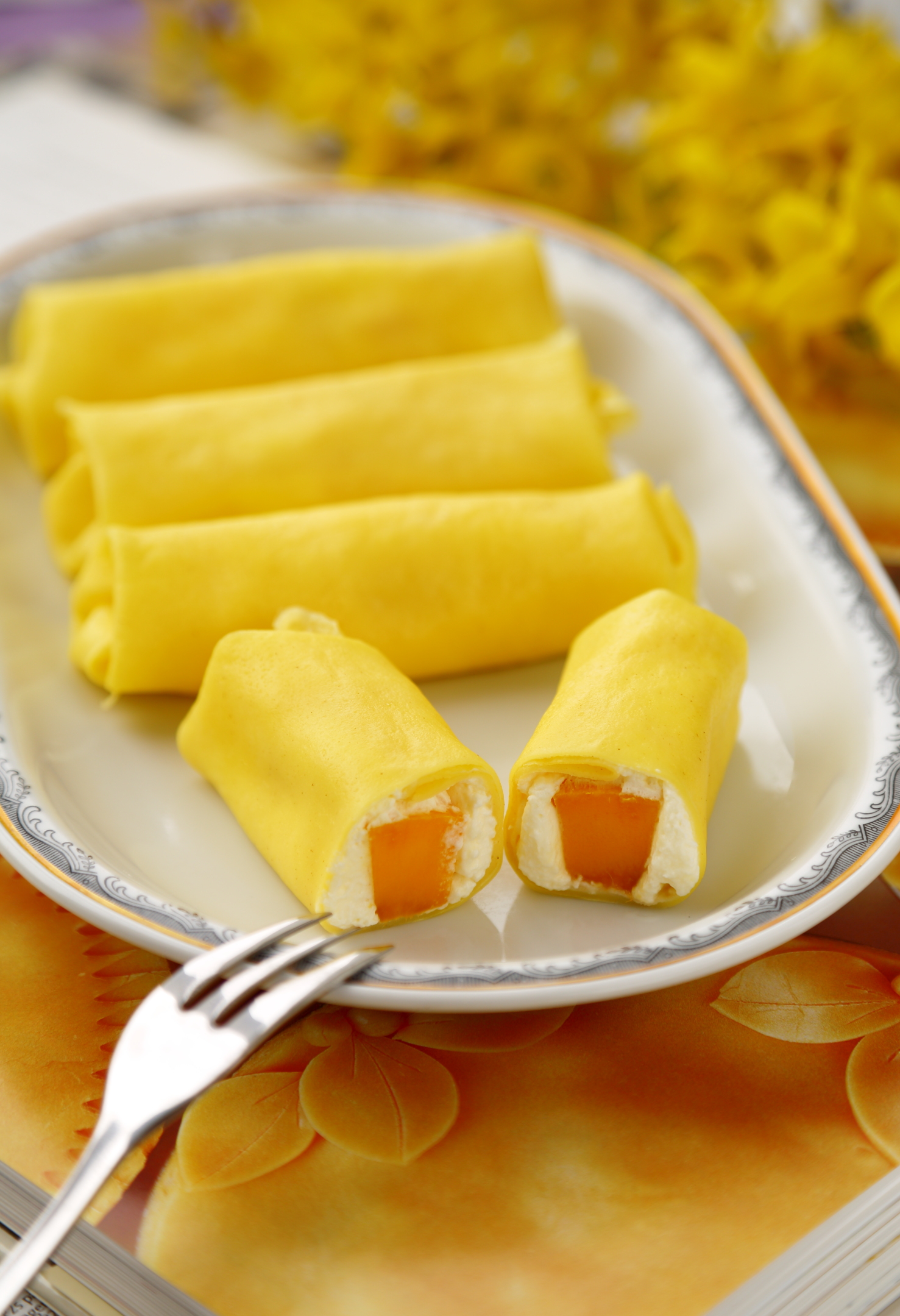 芒果班戟没吃过的一定要试试港式甜品经典做法真讲究