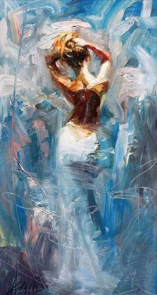 美国当代艺术家用抽象的手法体现出女性的气质