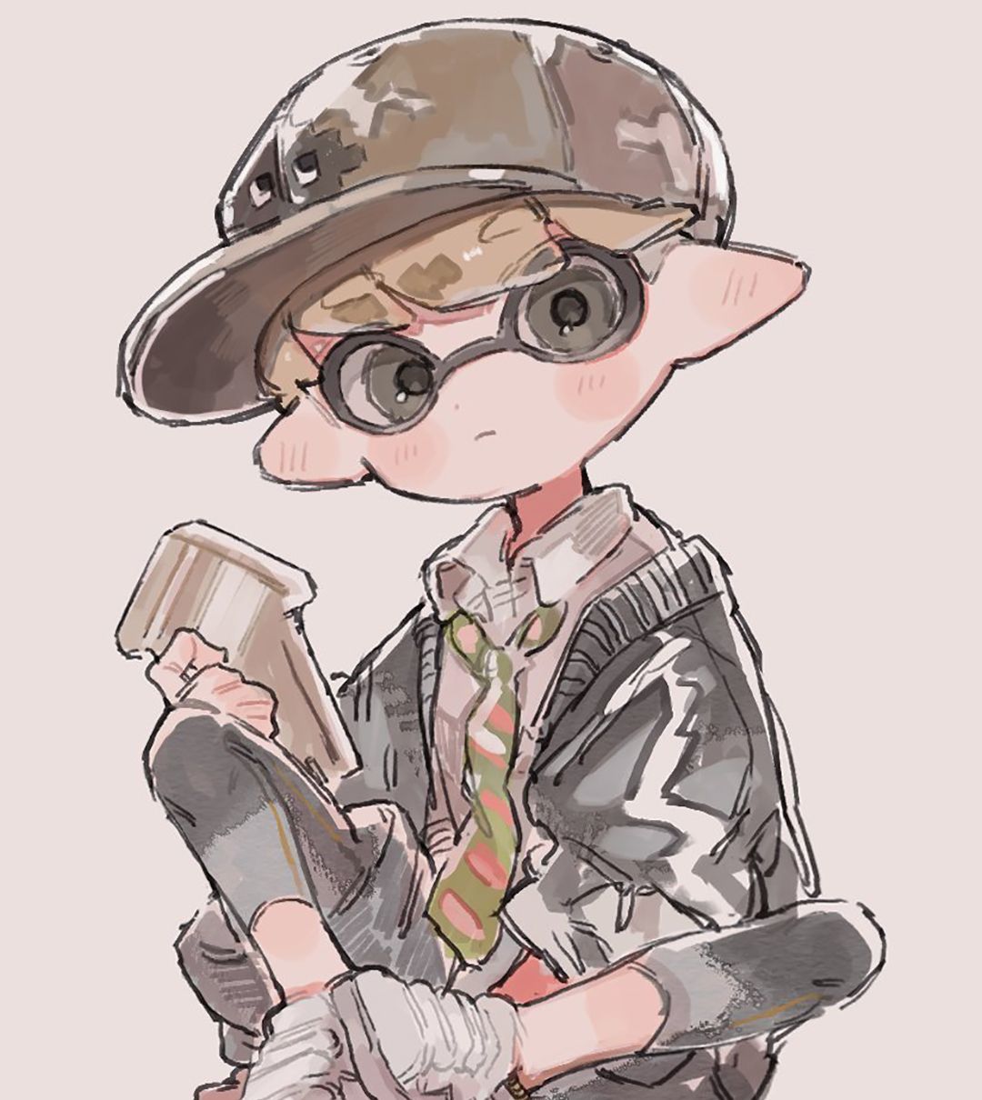 童话风格的q版人物插画设计很有日系画风的味道