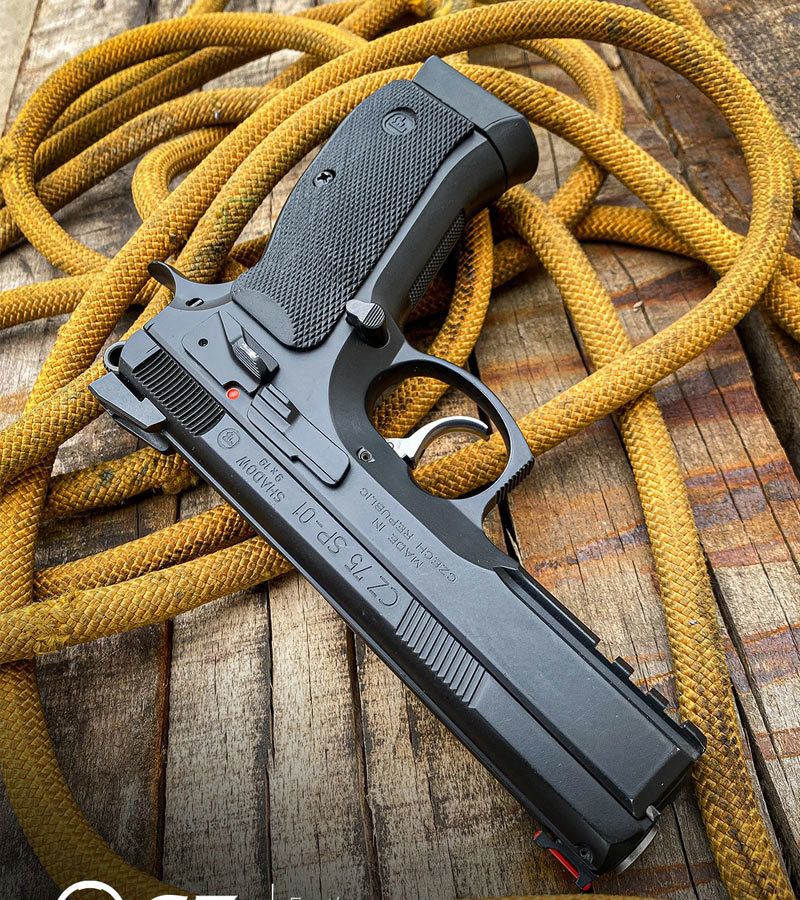 cz75sp01幻影如何生产出来使用cnc技术的竞技手枪