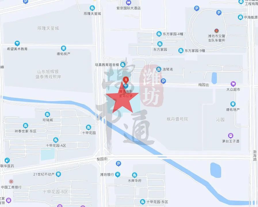 潍坊高新地图图片