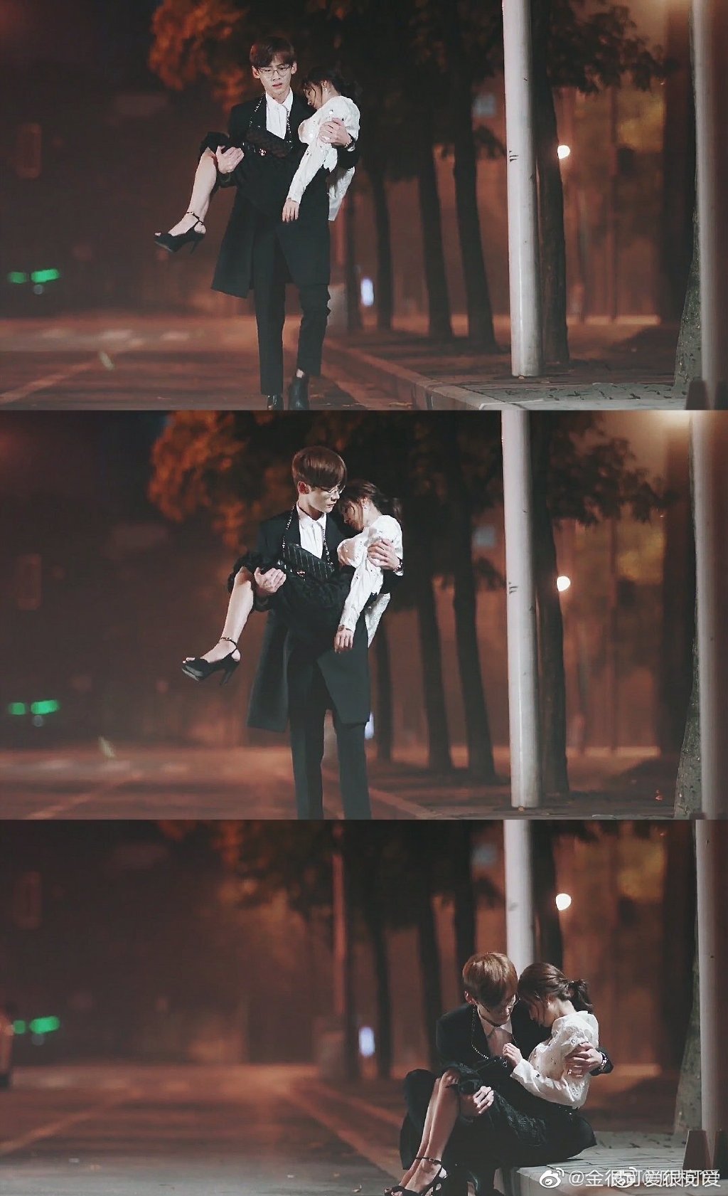 是bg之光75刘亦菲和胡歌的公主抱造型应该算是最唯美浪漫的一个了