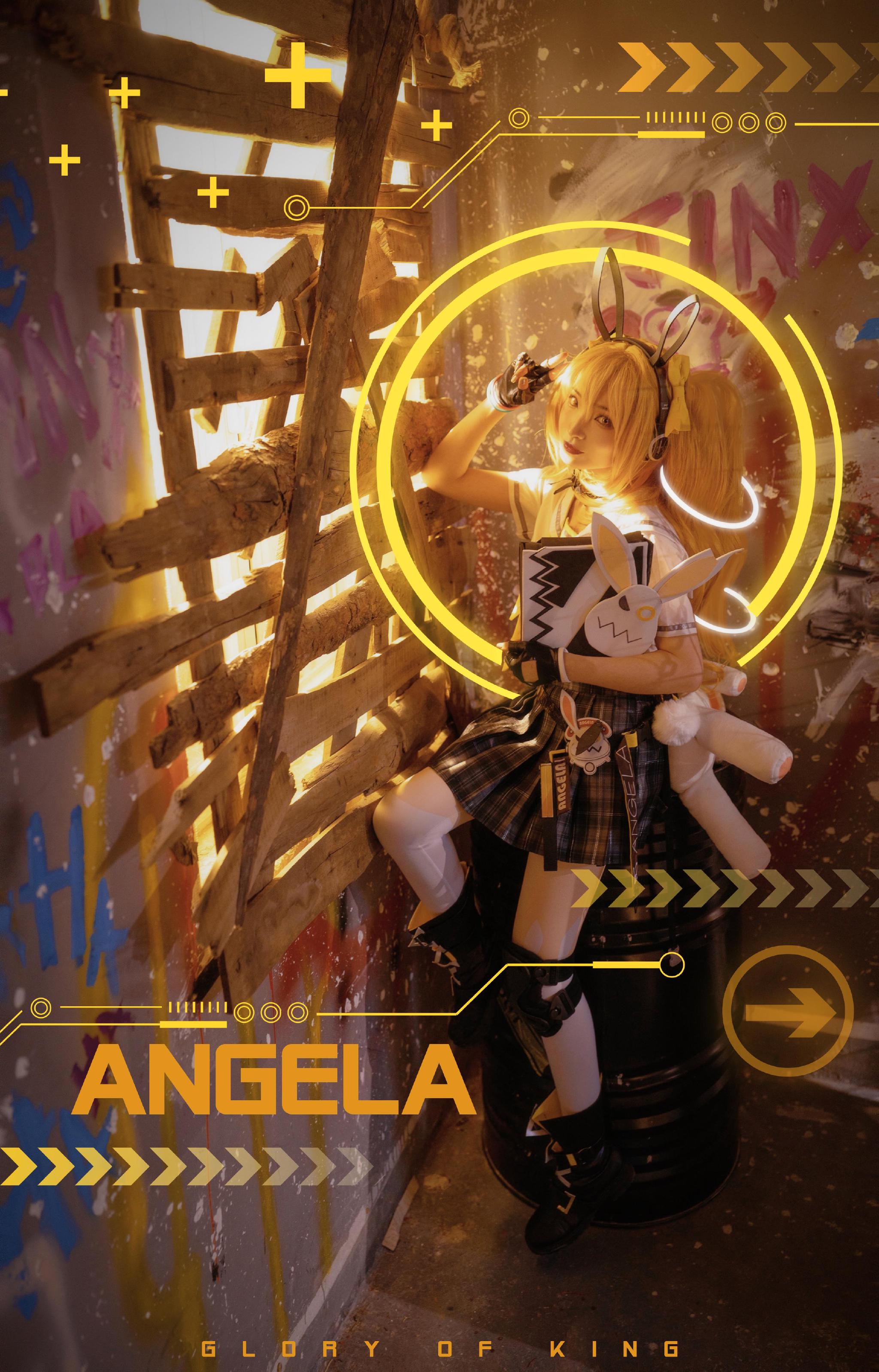 王者荣耀时之奇旅安琪拉cosplay