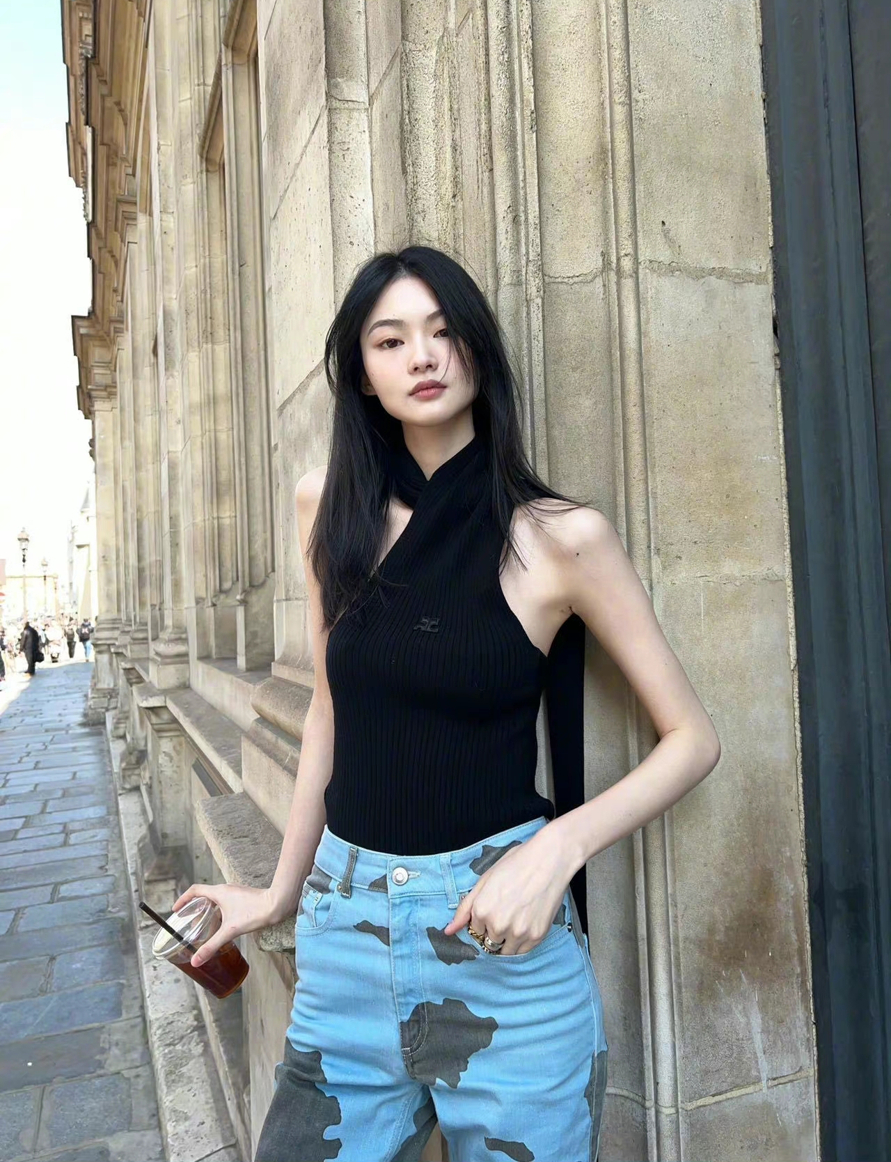 超模贺聪真会穿5套穿搭秀身材又高级是行走的衣架子没错了