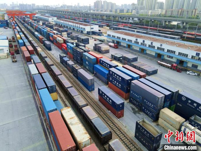 航拍合肥北站货运中心 合肥国际陆港供图