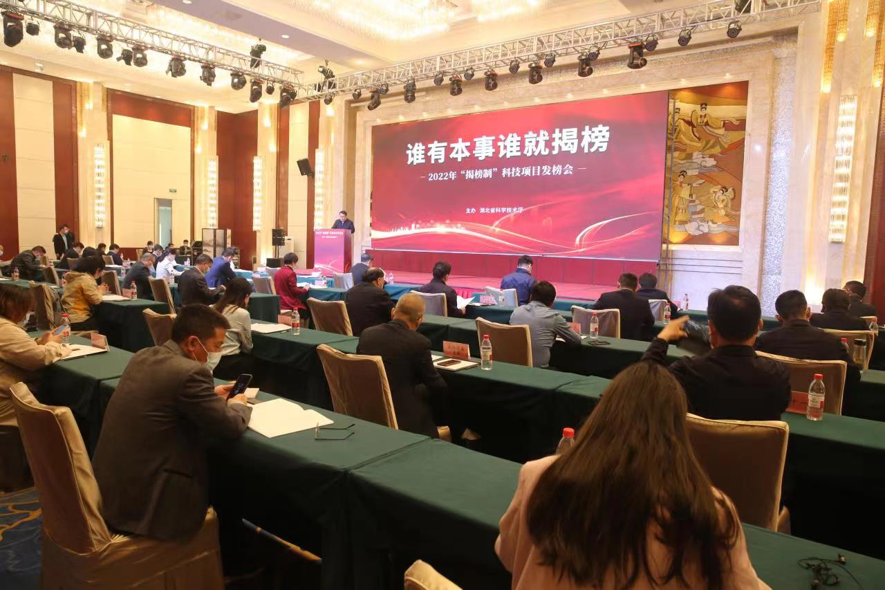 5月1日,记者从湖北省科技厅获悉,该省2022年首批"揭榜制"科技项目已