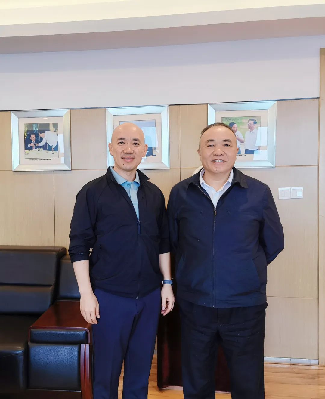 品牌联盟董事长王永和大汉集团党委书记董事长傅胜龙座谈