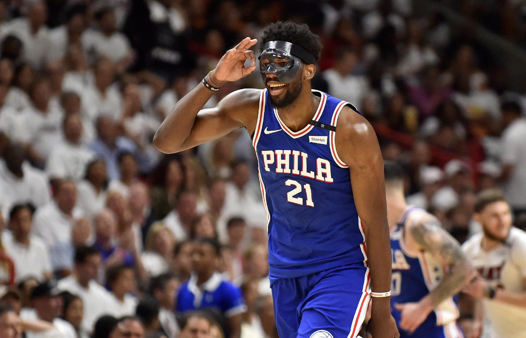 是福不是祸?上一次恩比德戴上面具的时候,他恰好摧毁了迈阿密休闲区蓝鸢梦想 - Www.slyday.coM 是福不是祸?上一次恩比德戴上面具的时候,他恰好摧毁了迈阿密休闲区蓝鸢梦想 - Www.slyday.coM