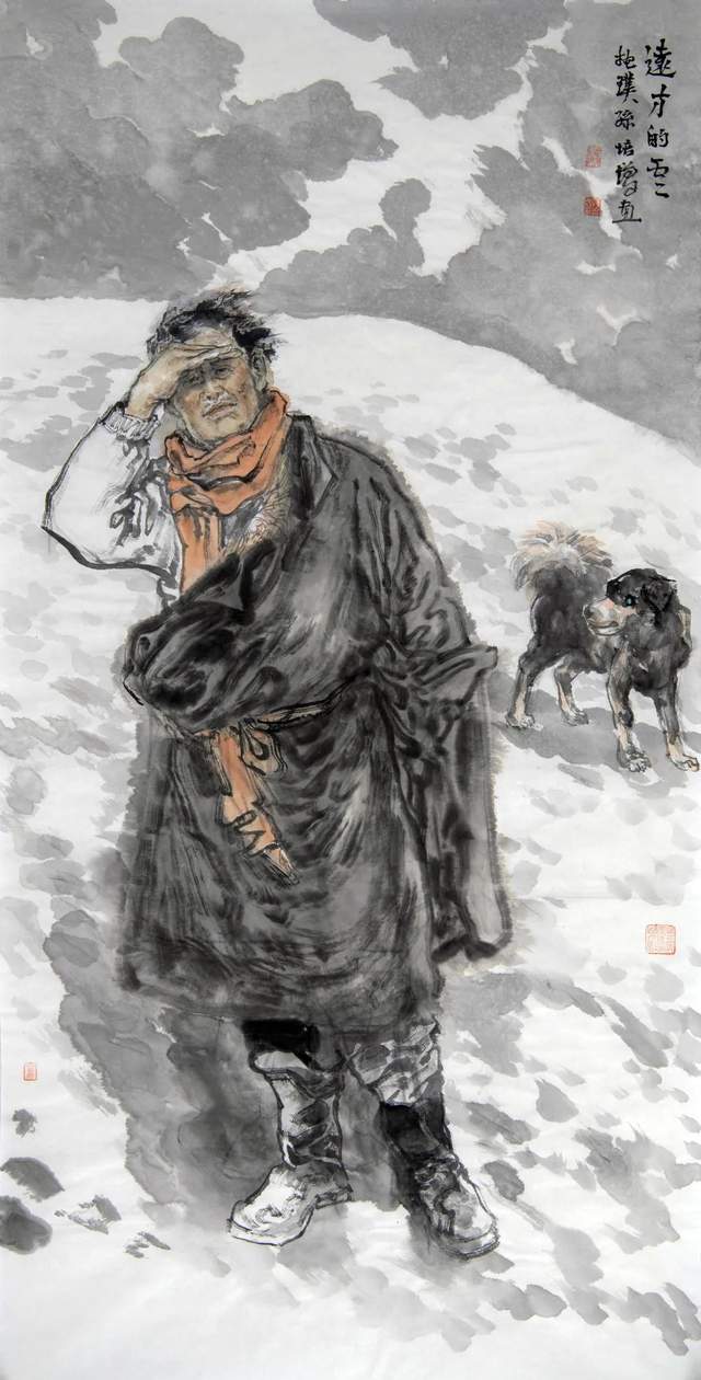 峰无坦途——孙培增人物画作品欣赏|人物画|画家|中国画_新浪新闻