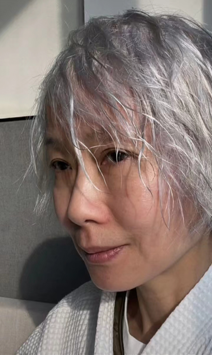 59岁叶童近照大变样满头白发很沧桑网友许仙老到认不出