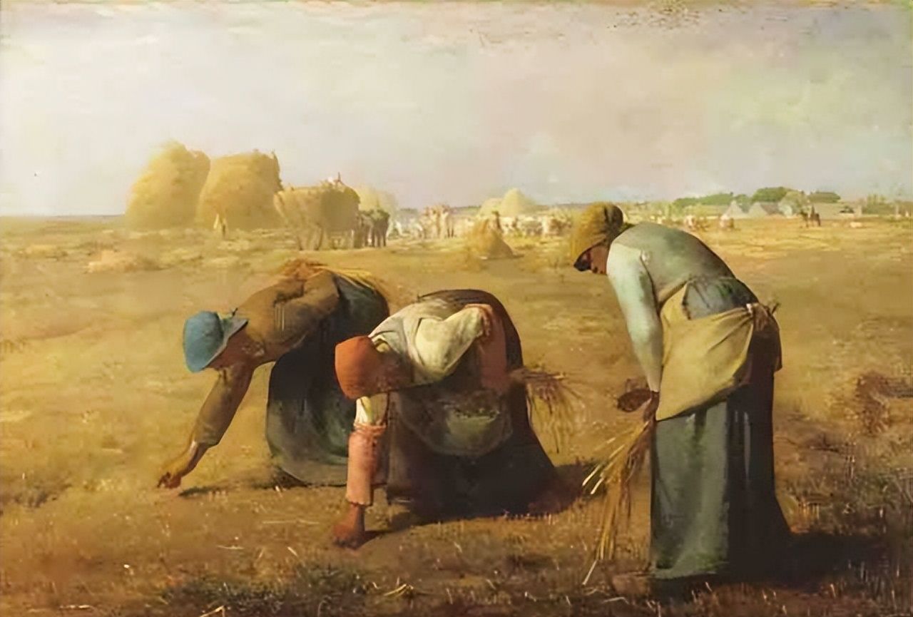 油画中的劳动场景看似简单却极其难画大师笔下的人物栩栩如生