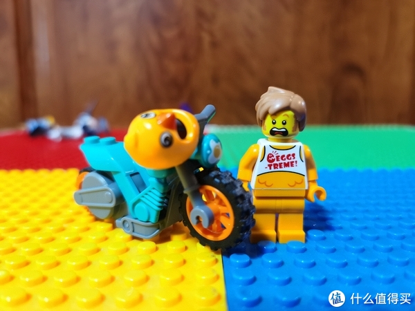 乐高60310可爱鸡仔特技摩托车晒物