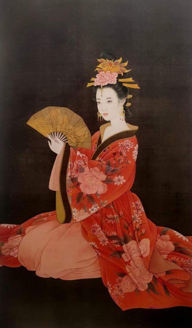 崔景哲精品工笔美女人物画欣赏