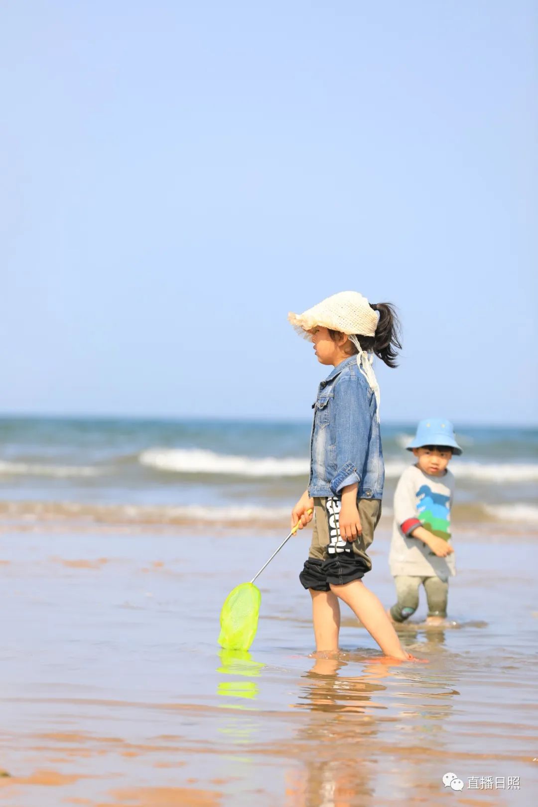 满满当当一大筐落大潮赶海去