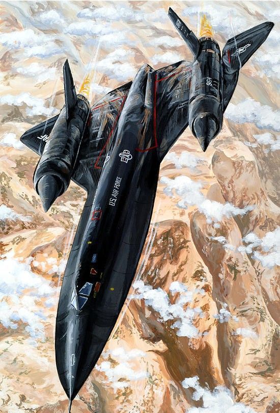 战机图鉴sr71黑鸟式侦察机