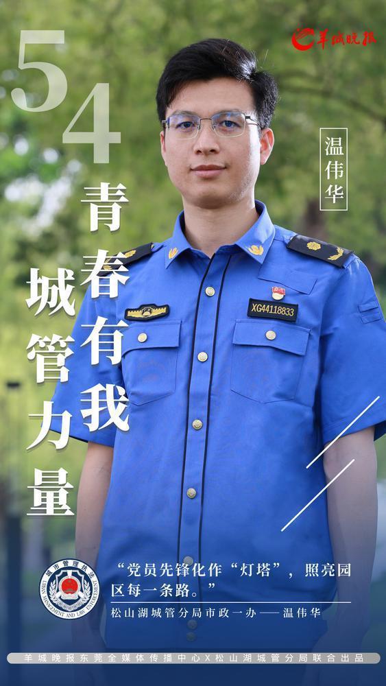 海报东莞松山湖城管力量青春有我